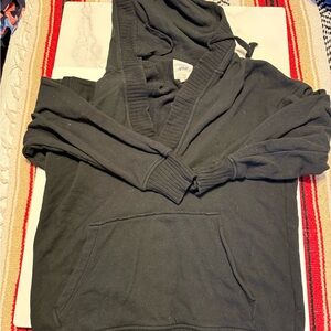 Aerie Black V-Neck Sweater/Sweat top